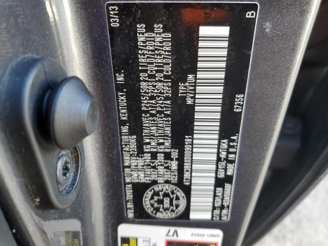 4T3BK3BBXDU090181 - 2013 TOYOTA VENZA LE Boz foto 13