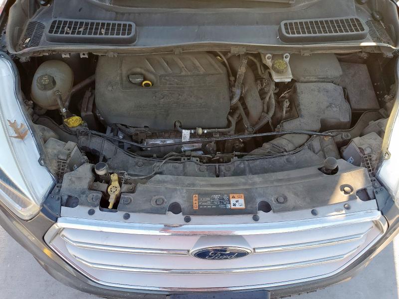 1FMCU0HD9JUD28645 - 2018 FORD ESCAPE SEL ნაცრისფერი ფოტო 11