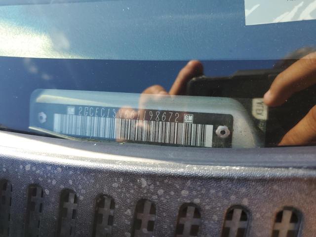 2GCEC13V661198672 - 2006 CHEVROLET SILVERADO C1500 SILVER photo 12