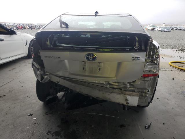 JTDKN3DUXA0161093 - 2010 TOYOTA PRIUS SILVER photo 6