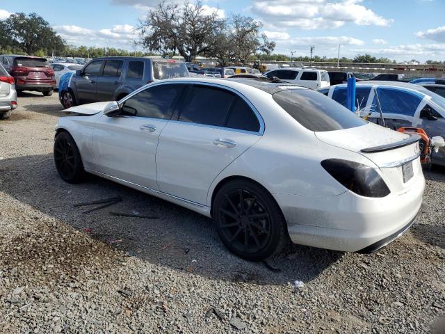 55SWF4KB4FU037379 - 2015 MERCEDES-BENZ C 300 4MATIC WHITE photo 2