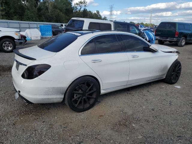 55SWF4KB4FU037379 - 2015 MERCEDES-BENZ C 300 4MATIC WHITE photo 3