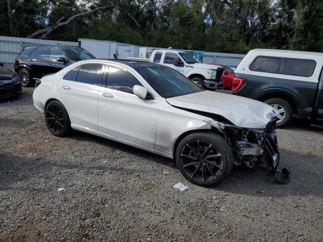 55SWF4KB4FU037379 - 2015 MERCEDES-BENZ C 300 4MATIC WHITE photo 4