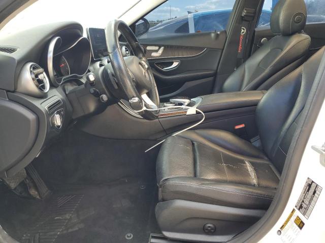 55SWF4KB4FU037379 - 2015 MERCEDES-BENZ C 300 4MATIC WHITE photo 7