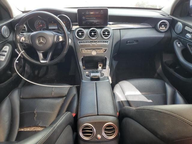 55SWF4KB4FU037379 - 2015 MERCEDES-BENZ C 300 4MATIC WHITE photo 8