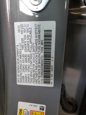 7FARS3H7XRE000773 - 2024 HONDA CR-V EXL GRAY photo 13