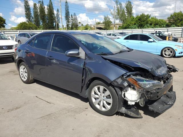 2T1BURHE3JC065305 - 2018 TOYOTA COROLLA L Blau Foto 4