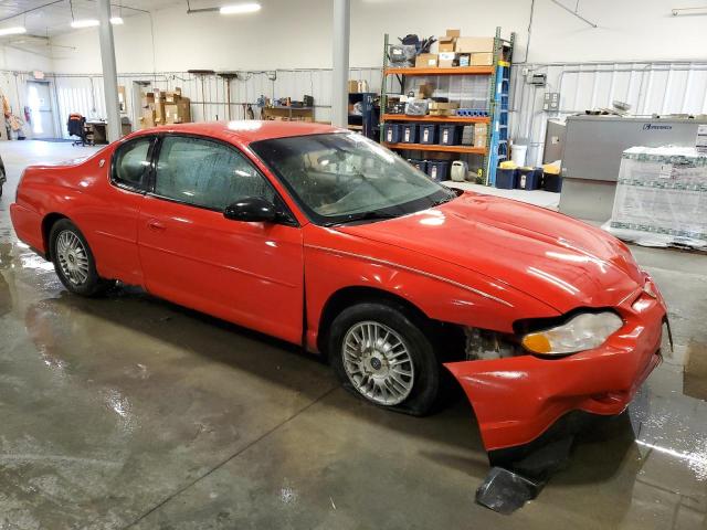 2G1WW12E319246225 - 2001 CHEVROLET MONTE CARLO LS წითელი ფოტო 4