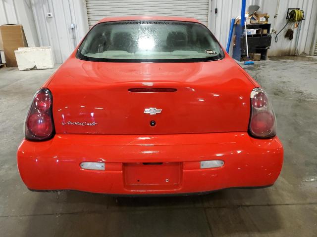 2G1WW12E319246225 - 2001 CHEVROLET MONTE CARLO LS წითელი ფოტო 6