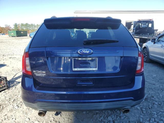 2FMDK3GC8BBB12832 - 2011 FORD EDGE SE BLUE photo 6
