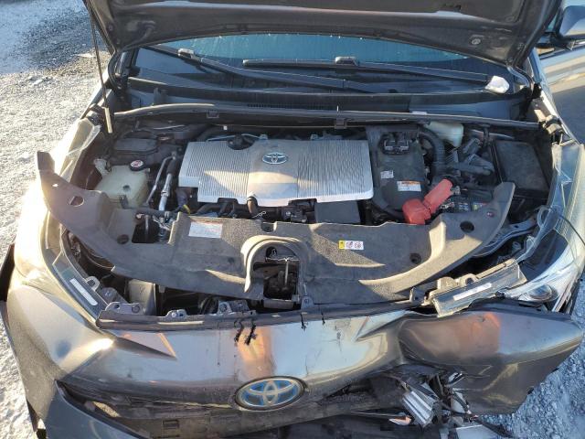 JTDKARFU3J3068278 - 2018 TOYOTA PRIUS ნაცრისფერი ფოტო 11