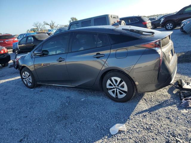 JTDKARFU3J3068278 - 2018 TOYOTA PRIUS ნაცრისფერი ფოტო 2