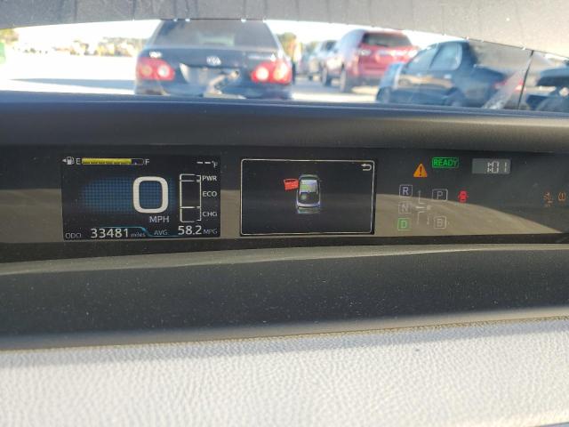 JTDKARFU3J3068278 - 2018 TOYOTA PRIUS ნაცრისფერი ფოტო 9