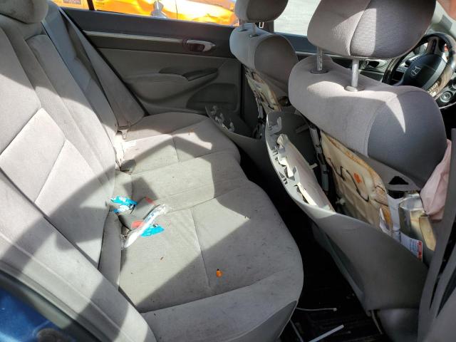 1HGFA16866L020370 - 2006 HONDA CIVIC EX BLUE photo 10