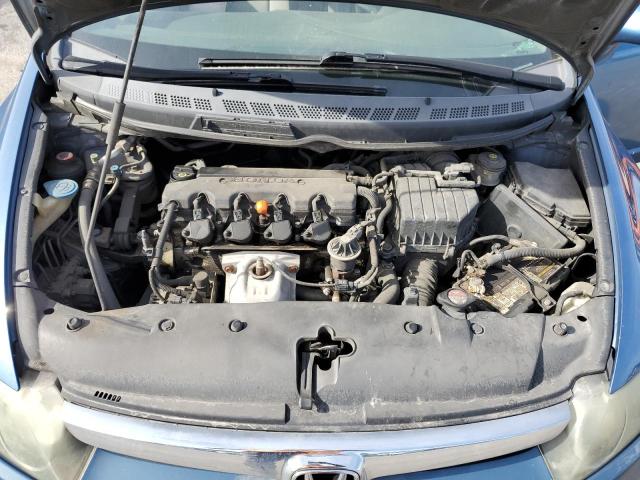 1HGFA16866L020370 - 2006 HONDA CIVIC EX BLUE photo 11