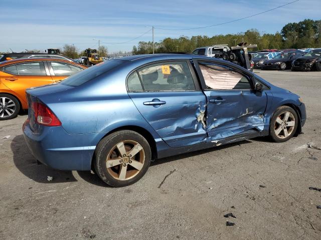 1HGFA16866L020370 - 2006 HONDA CIVIC EX BLUE photo 3
