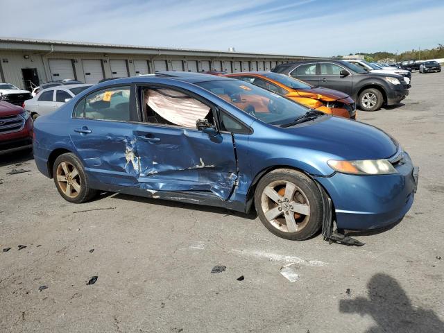 1HGFA16866L020370 - 2006 HONDA CIVIC EX BLUE photo 4