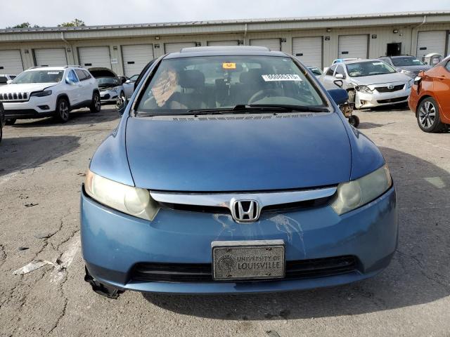 1HGFA16866L020370 - 2006 HONDA CIVIC EX BLUE photo 5