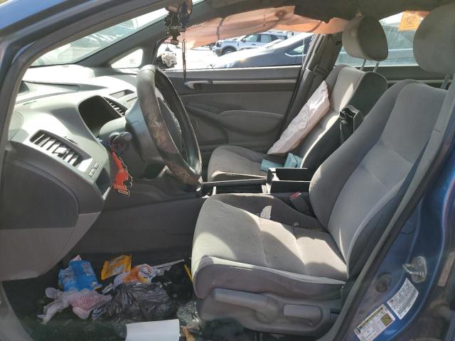 1HGFA16866L020370 - 2006 HONDA CIVIC EX BLUE photo 7
