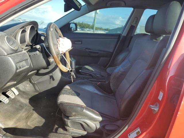 JM1BK34L581867098 - 2008 MAZDA SPEED 3 RED photo 7