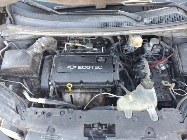 1G1JA5SH8C4176186 - 2012 CHEVROLET SONIC LS შავი ფოტო 11