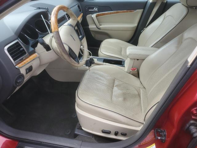 3LNHL2JC7CR804861 - 2012 LINCOLN MKZ BURGUNDY photo 7
