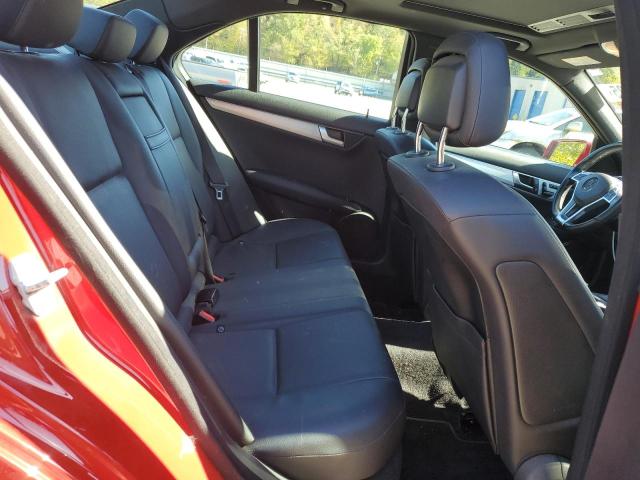 WDDGF8AB5EA968064 - 2014 MERCEDES-BENZ C 300 4MATIC RED photo 10