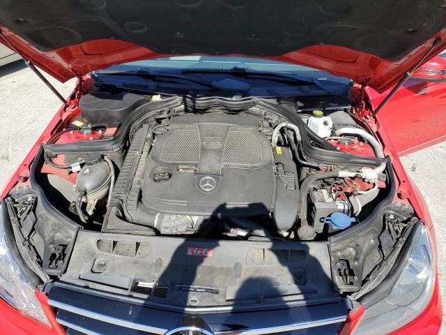 WDDGF8AB5EA968064 - 2014 MERCEDES-BENZ C 300 4MATIC RED photo 11