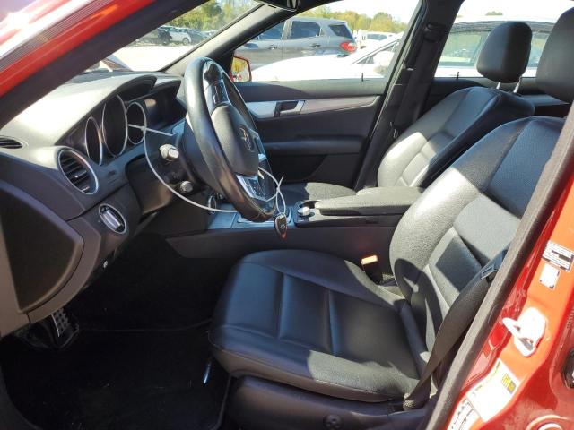 WDDGF8AB5EA968064 - 2014 MERCEDES-BENZ C 300 4MATIC RED photo 7