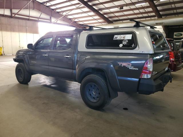5TELU4ENXAZ727970 - 2010 TOYOTA TACOMA DOUBLE CAB GRAY photo 2
