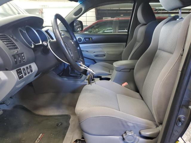 5TELU4ENXAZ727970 - 2010 TOYOTA TACOMA DOUBLE CAB GRAY photo 7