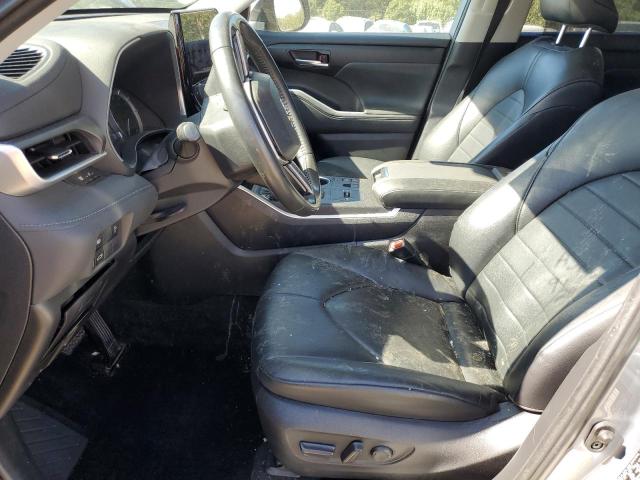 5TDKDRAH3PS023608 - 2023 TOYOTA HIGHLANDER L GRAY photo 7