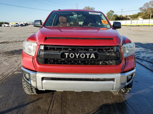 5TFAW5F1XEX345437 - 2014 TOYOTA TUNDRA CREWMAX PLATINUM RED photo 5