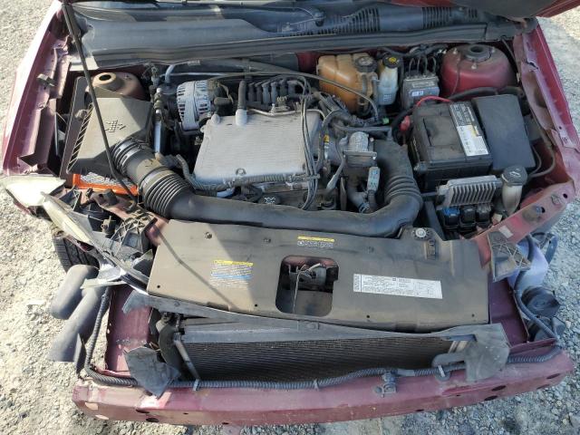 1G1ZT52815F116593 - 2005 CHEVROLET MALIBU LS BURGUNDY photo 11