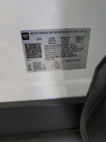 3GKALMEG9RL400975 - 2024 GMC TERRAIN SLE WHITE photo 13