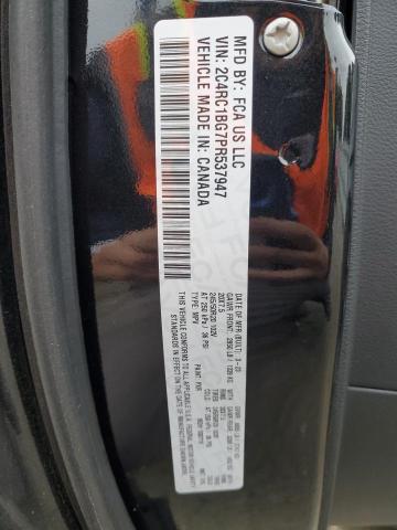 2C4RC1BG7PR537947 - 2023 CHRYSLER PACIFICA TOURING L Siyah fotoğraf 14