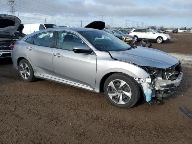 2HGFC2F68MH515551 - 2021 HONDA CIVIC LX SILVER photo 4