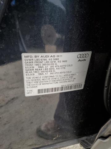 WA1LGAFE4CD003427 - 2012 AUDI Q7 PREMIUM PLUS Siyah fotoğraf 13