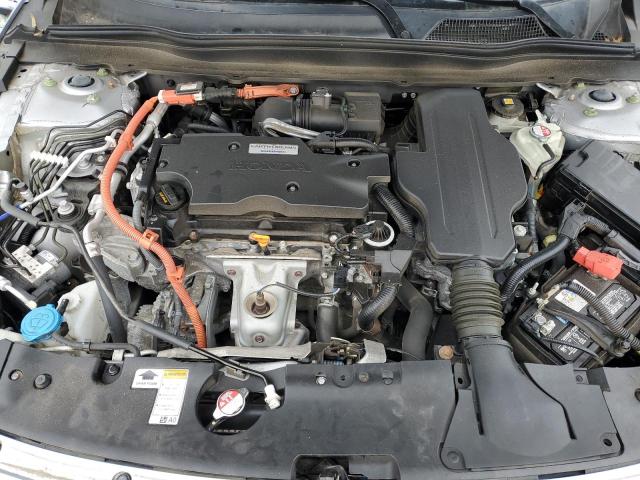 1HGCV3F12KA003366 - 2019 HONDA ACCORD HYBRID Gümüş fotoğraf 11