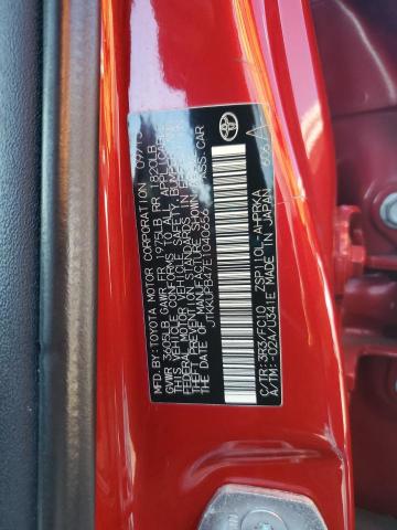 JTKKUPB47E1040656 - 2014 TOYOTA SCION XD MAROON photo 12