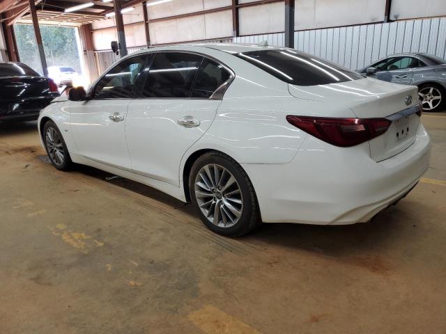 JN1EV7AP8JM359735 - 2018 INFINITI Q50 LUXE WHITE photo 2