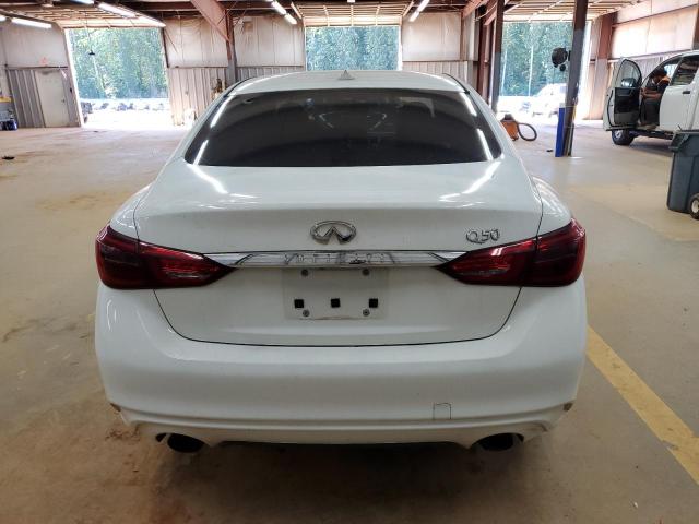 JN1EV7AP8JM359735 - 2018 INFINITI Q50 LUXE WHITE photo 6