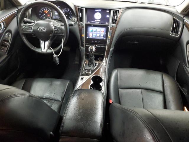 JN1EV7AP8JM359735 - 2018 INFINITI Q50 LUXE WHITE photo 8