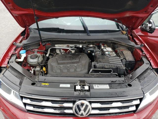3VV3B7AX5KM105761 - 2019 VOLKSWAGEN TIGUAN SE ბურგუნდია ფოტო 12