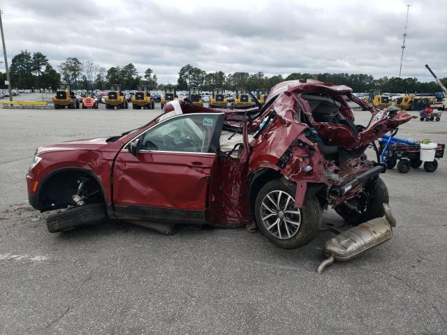 3VV3B7AX5KM105761 - 2019 VOLKSWAGEN TIGUAN SE ბურგუნდია ფოტო 2