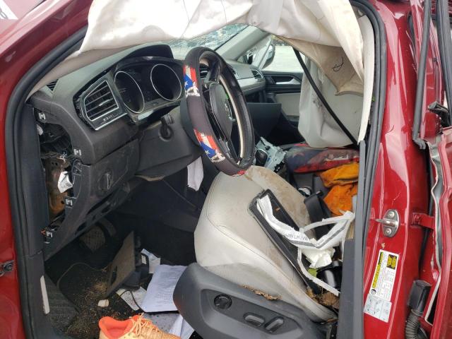 3VV3B7AX5KM105761 - 2019 VOLKSWAGEN TIGUAN SE ბურგუნდია ფოტო 7