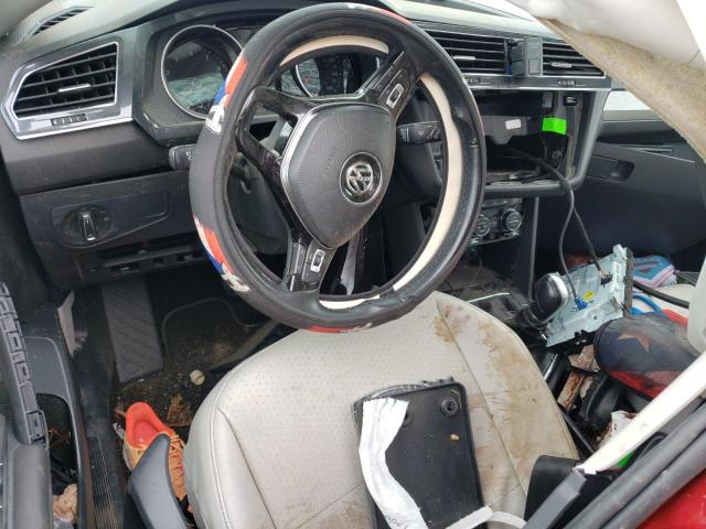 3VV3B7AX5KM105761 - 2019 VOLKSWAGEN TIGUAN SE ბურგუნდია ფოტო 8