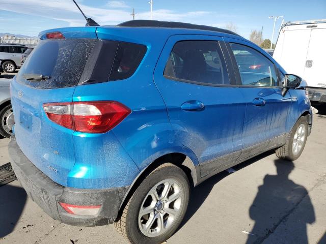 MAJ6P1UL7JC225425 - 2018 FORD ECOSPORT SE ლურჯი ფოტო 3