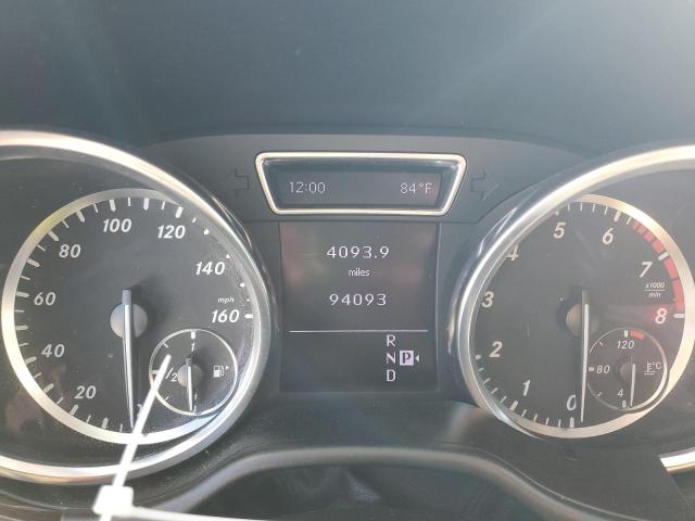 4JGDA5HB3CA032551 - 2012 MERCEDES-BENZ ML 350 4MATIC GRAY photo 9