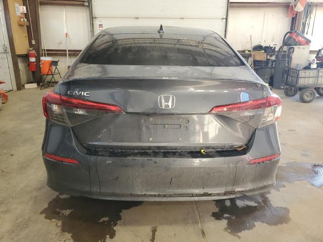 2HGFE2F3XPH101594 - 2023 HONDA CIVIC EX GRAY photo 6